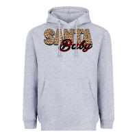 Heather Grey Santa Baby Heavyweight Hoodie - Bettercallsaul