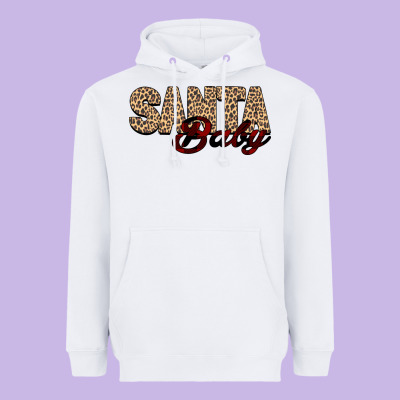 Santa Baby Heavyweight Hoodie Designed By Bettercallsaul