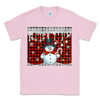 Bubblegum Pink christmas snowman tumbler Classic Tee - Jasminsmagicworld