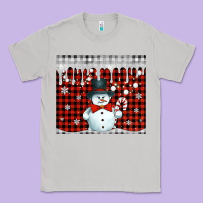 Christmas Snowman Tumbler Classic Tee Designed By Jasminsmagicworld