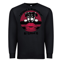 Black I kissed a dog and I like it Premium Sweatshirt - Bettercallsaul