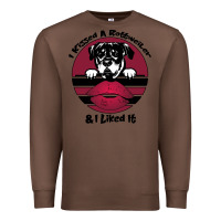 Chestnut I kissed a dog and I like it Premium Sweatshirt - Bettercallsaul