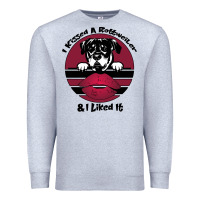 Heather Grey I kissed a dog and I like it Premium Sweatshirt - Bettercallsaul