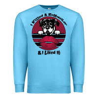 Ocean Blue I kissed a dog and I like it Premium Sweatshirt - Bettercallsaul