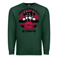 Sports Green I kissed a dog and I like it Premium Sweatshirt - Bettercallsaul