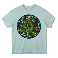Arona Christmas Santa Claus round Heavy Core Tee - RanaPortraitStore