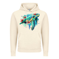 Vintage Artic floral turtle Vintage Hoodie - Jasminsmagicworld