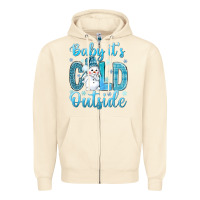 Sandshell baby it's cold outside bbs Zipper Hoodie - BundleAndBundleShop