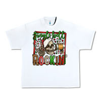 White jingle bell rockin skeleton christmas Urban Heavy Tee - Jasminsmagicworld