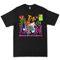 Black mardi gras lpn licensed practical nurse Premium Tee - AdoDesignShop