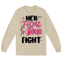 Mushroom her fight is our fight Long Sleeve Tee - MaliasSmallBusiness