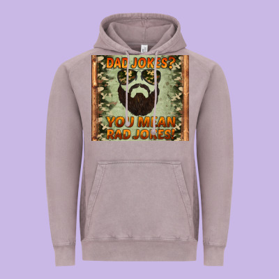 Dad Jokes You Mean Rad Jokes Vintage Hoodie Designed By Artiststas