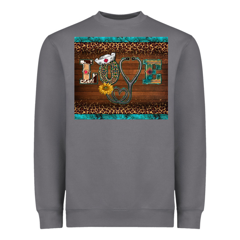 Western Nurse Love Tumbler Heavyweight Sweatshirt by BarkalooDesign | Teevron