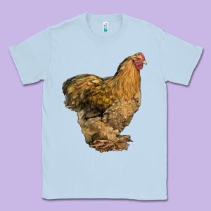 Cochin Chicken Classic Tee Designed By Lillyallendesigns