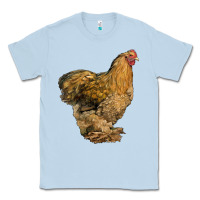 Dusty Blue Cochin Chicken Classic Tee - LillyAllenDesigns