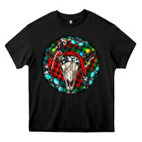 Black Christmas skull Heavy Core Tee - RanaPortraitStore