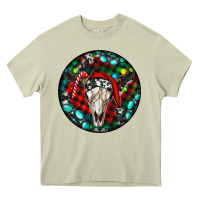 Mossy Christmas skull Heavy Core Tee - RanaPortraitStore