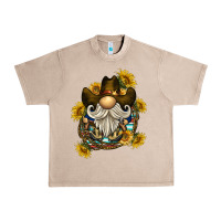 French Oak cowboy gnome sunflower rope Urban Heavy Tee - BarkalooDesign