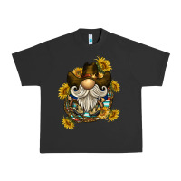 Pigment Black cowboy gnome sunflower rope Urban Heavy Tee - BarkalooDesign