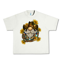 Cowboy Gnome Sunflower Rope Urban Heavy Tee | Teevron