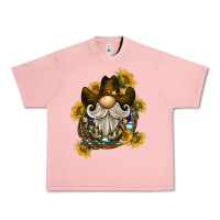 Salmon cowboy gnome sunflower rope Urban Heavy Tee - BarkalooDesign