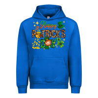 Cobalt Happy St. Patrick's Day Urban Hoodie - HowdyJamesFarm