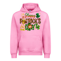 Fuchsia Pink Happy St. Patrick's Day Urban Hoodie - HowdyJamesFarm