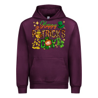 Mauve Wine Happy St. Patrick's Day Urban Hoodie - HowdyJamesFarm