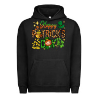 Pigment Black Happy St. Patrick's Day Urban Hoodie - HowdyJamesFarm