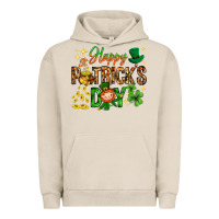 Pigment French Oak Happy St. Patrick's Day Urban Hoodie - HowdyJamesFarm