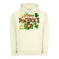 Pigment Pistachio Happy St. Patrick's Day Urban Hoodie - HowdyJamesFarm