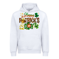 White Happy St. Patrick's Day Urban Hoodie - HowdyJamesFarm