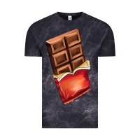 Cloud Black chocolate Vintage Tee - AdoDesignShop
