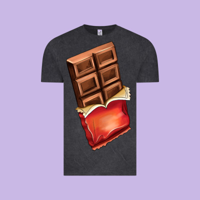 Chocolate Vintage Tee Designed By Adodesignshop