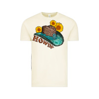 Vintage Arctic howdy leopard tooled leather hat Vintage Tee - AdoDesignShop