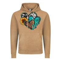 Vintage Camel turquoise sunflower hearts Vintage Hoodie - Jasminsmagicworld