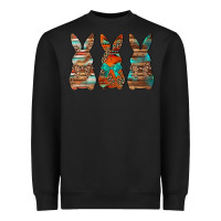 Black western easter bunnies Heavyweight Sweatshirt - Jasminsmagicworld