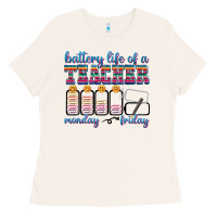 Bone battery life of a teacher Ladies Tee - texasbilliewilder