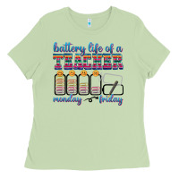 Matcha battery life of a teacher Ladies Tee - texasbilliewilder