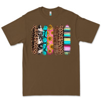 Cacao Western brushstrokes Premium Tee - CTS Tumbler Store