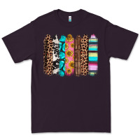 Plum Western brushstrokes Premium Tee - CTS Tumbler Store