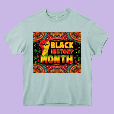 Black History Month Heavy Core Tee Designed By Zillion Design Studio