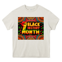 Cream black history month Heavy Core Tee - Zillion Design Studio