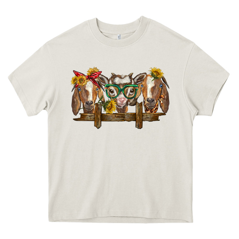 Western Goats Heavy Core Tee by BarkalooDesign | Teevron