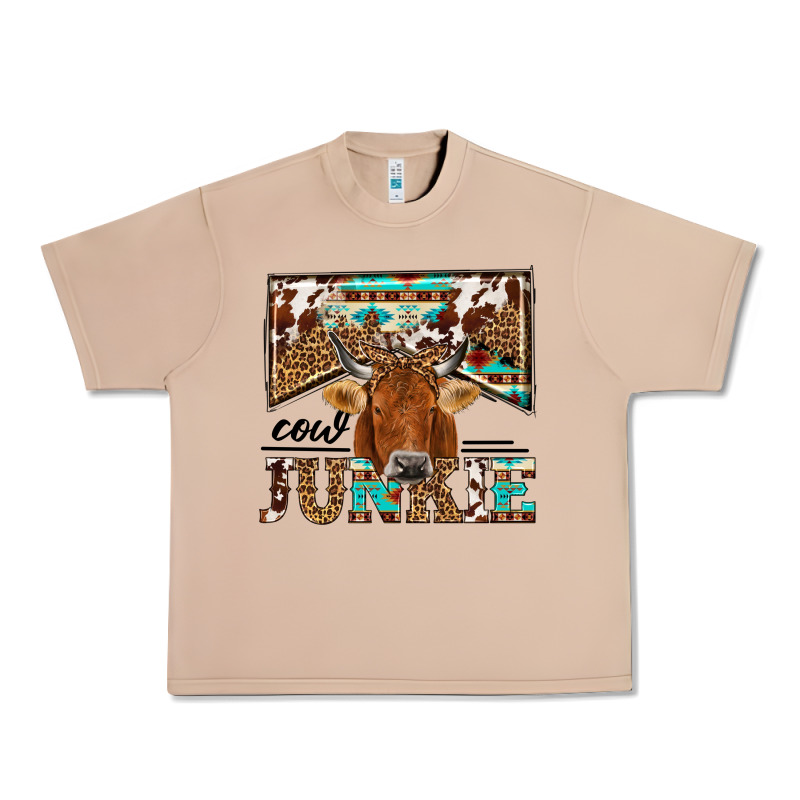 Cow Junkie Urban Heavy Tee by NancyCooperArtShop | Teevron