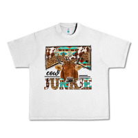 Lunar Rock cow junkie Urban Heavy Tee - NancyCooperArtShop