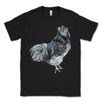 Black Ameraucana Rooster Classic Tee - LillyAllenDesigns