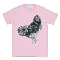 Bubblegum Pink Ameraucana Rooster Classic Tee - LillyAllenDesigns