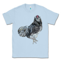 Dusty Blue Ameraucana Rooster Classic Tee - LillyAllenDesigns