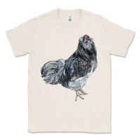 Natural Ameraucana Rooster Classic Tee - LillyAllenDesigns